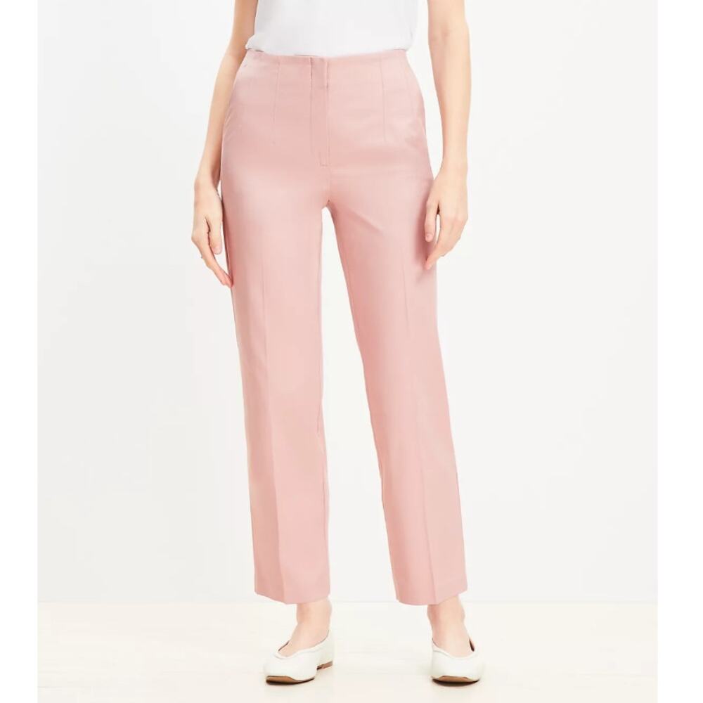 LOFT Modern‎ Skinny Ankle Pants Pink Women's Trousers - Size 2